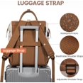 thumbnail image 4 of Laptop Backpack for Women, 15.6 Inch Work Business Backpacks Purse with USB Port, Large Capacity Nurse Bag College Bookbag for School, Waterproof Casual Daypack for Travel, 4 of 5