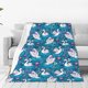 thumbnail image 1 of Balery Swan On The Pond Manta de Felpa Suave y Acogedora – Cobija de Franela Aterciopelada para Cama, Lavable y Cálida para Sofá, Mascotas, Transpirable-40"x30", 1 of 7