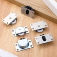 thumbnail image 2 of WRISTBIQUE Pulley For Cabinet Doors Sliding Door Roller Wheels Nylon 6Set Silver, 2 of 10