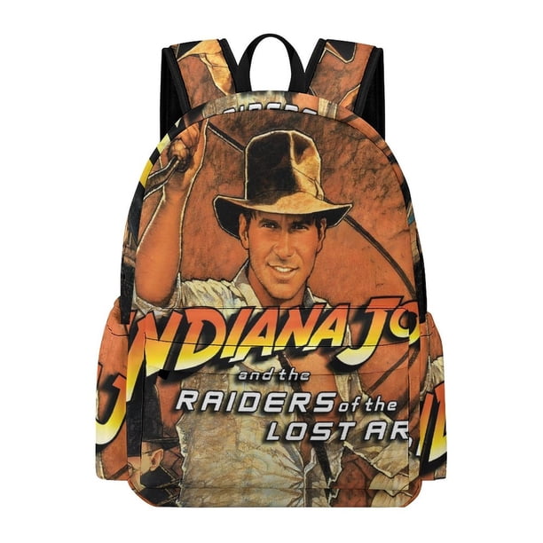Los Cazadores del Arca Perdida-theme Backpack, Campus style schoolbag Bookbag with Adjustable Shoulder Straps And Large Zip Compartment, Unisex Travel Bags.42x30x15cm