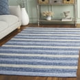 thumbnail image 2 of SAFAVIEH Montauk Marin Striped Cotton Area Rug, Navy/Ivory, 8' x 10', 2 of 11