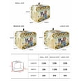 thumbnail image 2 of Spring Dog Toaster Cover 4 Slice, Large Kitchen Appliance Covers, Sunflower Daisy Botanical Yellow Ombre Toaster Oven Cover with Loop, Bread Machine Cover Polyester Dust Cover Protection, 2 of 4