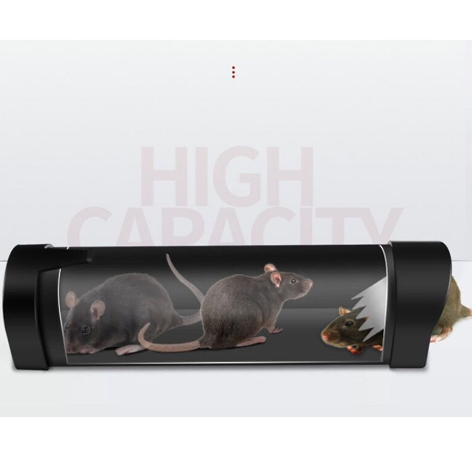 3Pack Humane Smart Mouse Trap, Live Catch and Release Rodents, Safe Around Children and Pets