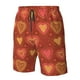 thumbnail image 4 of Balery Flower Hearts Traje de Baño Estilo Hawaiano para Hombre, Shorts de Secado Rápido con Bolsillos-XX-Large, 4 of 6