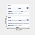 Calfresh Sticker 500Pcs/Roll Label Sticker Adhesive Safe Storage Label Easy to Remove ...