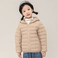 thumbnail image 2 of Zshosam Winter Coat Toddler Girl Baby-Girls And Toddler Heavy Winter Jacket,Wind-resistant Water-resistant Shell,Fleece Inner Size 12T 13T,(Khaki 12-13 Years), 2 of 8