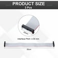 thumbnail image 2 of Cable de cinta plana IDC de 3 piezas, paso de 2.54 mm, ancho de 32 mm, longitud de 50 cm, conector de cinta plana de 26 pines FC a FC, cable jumper para PC, 2 of 5