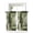 Green, variant on Green Beige Vintage Tier Curtains 24 Inch Length,Sheer Curtains for Bedroom Living Room Window Modern Abstract Oil Painting Rod Pocket Drapes Kitchen Curtains Small Half Window 27.5"x24" 2 Panels