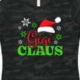 thumbnail image 4 of Inktastic Gigi Claus with Christmas Santa Hat and Snowflakes Women's T-Shirt, 4 of 5