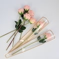 thumbnail image 5 of NAMZI waterproof gold border single bouquet flower packaging bag, (khaki color), 5 of 5