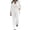 White, variant on Women's Two Piece Set, Button Down Shirt and Wide Leg Pants Set, Casual Matching Outfit, Relaxed Fit Solid Color Sets for Everyday Wear, Office Casual and Street Style Black