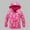 002Hot Pink, variant on Girls Fleece Lined Anorak Zip Jacket with Hooded Windproof Windbreaker Raincoat Fall Winter Outwear for 4-12 Years