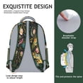 thumbnail image 3 of Floral Print Waterproof School Backpack with Padded Straps - Ergonomic Student Backpack for Teens, 3 of 6
