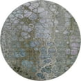 thumbnail image 2 of Addison Rugs Mayfield Premium Machine Washable Transitional Abstract Brown Round Rug, 8' x 8', 2 of 6