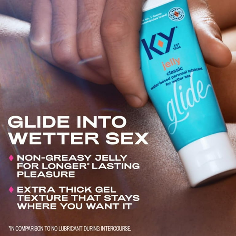 K-Y Jelly Glide Sex Lube, Water-Based Personal Lubricant for Men, Women - 4 oz - Walmart.com K-Y Jelly Glide Sex Lube, Water-Based Personal Lubricant for Men, Women - 4 oz - Walmart.com