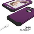 thumbnail image 3 of TECH CIRCLE For iPhone 11 Pro Max Case, Dual Layer Slim Heavy Duty Hybrid Rugged Shockproof Anti-Scratch Protective Back Phone Cover for Apple iPhone 11 Pro Max 6.5" 2019,Purple, 3 of 8