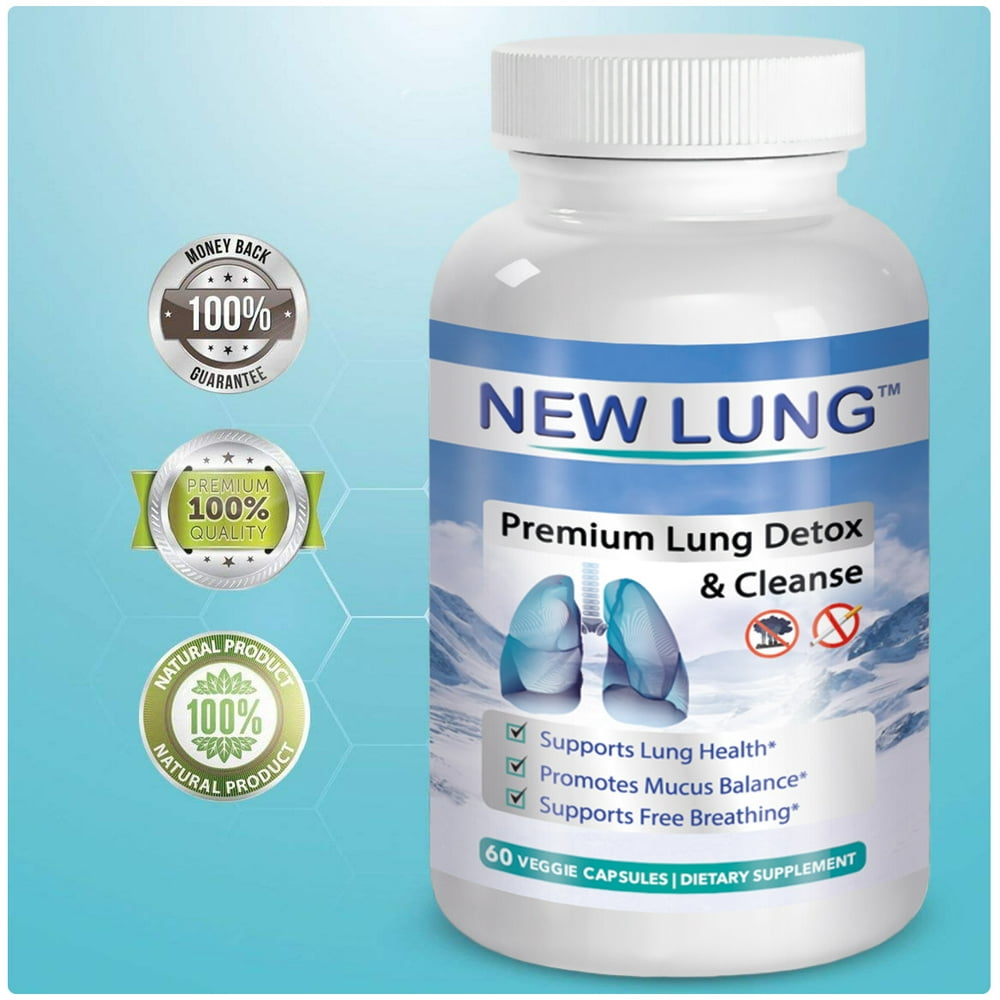 New Lung Respiratory Aid Lung Cleanse & Detox Supplement for Sinus