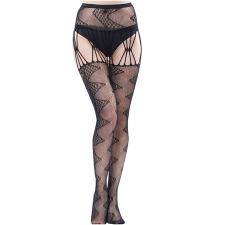 

Lingerie For Women Lace Mesh Net Lace Top Garter Belt Thigh Stocking Pantyhose Fashion garter stockings stockings super elastic garter pantyhose 1147 white