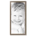 thumbnail image 2 of ArtToFrames 18" x 40" Aged White Gold Picture Frame, 18x40 inch Silver Wood Poster Frame (WOM-2036),  Pack, 2 of 7