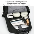 thumbnail image 4 of Graflsoa Stylish 15.6-Inch Waterproof Laptop Backpack with USB Charging Port, Multi-Pocket Design, and Ergonomic Shoulder Straps for Comfortable Travel, 4 of 6