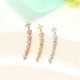 thumbnail image 1 of Pendientes hipoalergénicos ShuxiuWang S925 plata + oro + oro rosa 3 piezas, 1 of 1