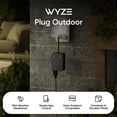 thumbnail image 2 of Wyze Plug Outdoor, Dual Outlets Energy Monitoring, IP64, 2.4GHz WiFi Smart Plug, Works with Alexa, Google Assistant, IFT, 2 of 7