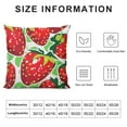 thumbnail image 5 of GOSMITH Throw Pillow Covers Strawberry Themed Square Pillowcase for Home Decor Sofa Car Bedroom Pillow case, 5 of 5