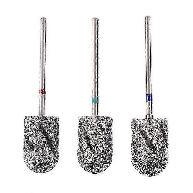 3 Size Manicure And Pedicure Drill Lathe Nail Drills Bits For Foot Care Tool Callus Clean Cuticle Nail Accessories And Tools