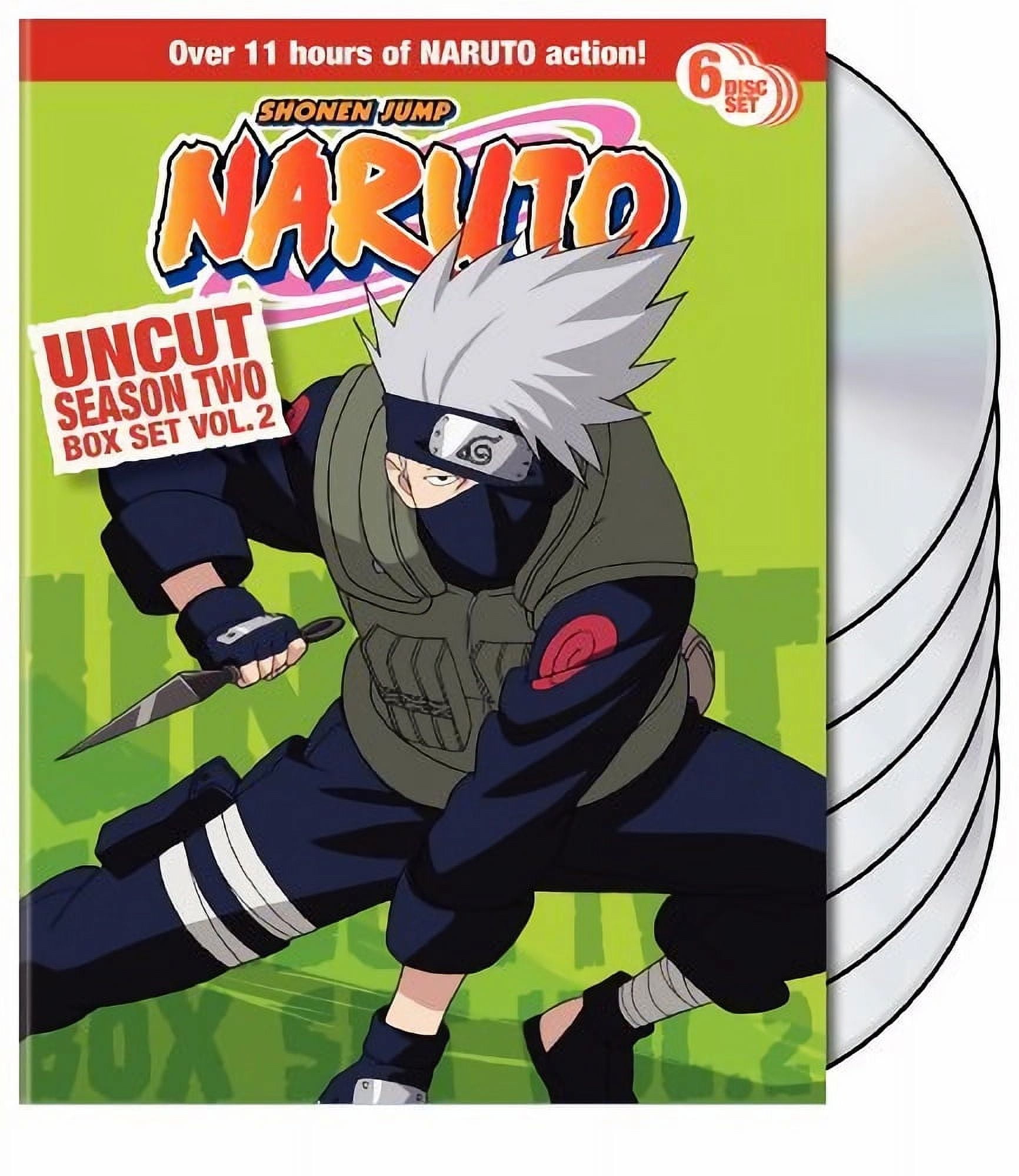 Naruto Uncut Season 2 Vol 2 Box Set [DVD] - Walmart.com
