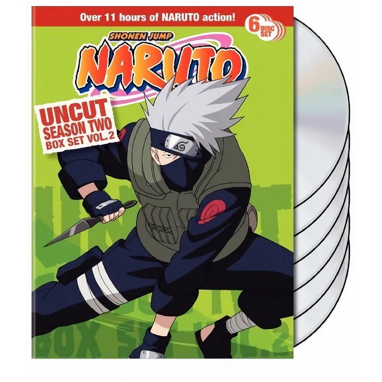 Naruto Uncut Season 2 Vol 2 Box Set [DVD] - Walmart.com