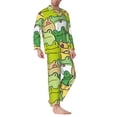thumbnail image 3 of Bingfone Men'S Pajama Set 2 Piece Loungewear Pjs, Long Sleeve With Pajama Pants-Cartoon Frog, 3 of 9
