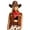 1-Coffee772, variant on XIAOCHA Women's Embellished Cowboy Hat Cattleman Shapeable Brim Outdoor Farm Wide Brim Western Hat,Coffee