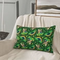 thumbnail image 5 of Naloa Cat St Patrick's day Pillowcase, Cool Pillowcase, Lightweight, Breathable, Skin Friendly Pillowcase, Hidden Zipper (No pillow core)-14"x20", 5 of 6