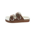 thumbnail image 6 of No Boundaries Women's Double Buckle Slipper, 6 of 7