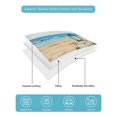 thumbnail image 4 of Quilts Queen Size Bedding Set, Coastal Pumpkins Reversible Summer Quilt 3 Pieces, Fall Watercolor Ocean Nautical Beach Lightweight Bedspreads Coverlets with 2 Pillow Shams for All Seasons, 4 of 5