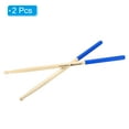 thumbnail image 3 of Wood Drumstick Anti Slip Handle Grip Drum Stick Wrap 7A Blue 1 Pair for Drumming Musical Instrument Percussion, 3 of 6