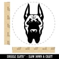 thumbnail image 2 of Great Dane Dog Head Pet Rubber Stamp for Scrapbooking Crafting Stamping - Large 1-1/4 Inch, 2 of 7