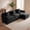 Black, variant on ROOMARK 107" Convertible L-Shaped Modular Sectional Sofa Set, Chenille Deep Seat Couch with Ottoman and Pillows for Living Room Bedroom Apartment(Black)