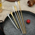 thumbnail image 2 of Overfox Stainless Steel Coffee Spoon Grip Coffee Beverage Stirrer Teaspoons Tableware, 2 of 6