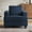 Blue, variant on BLAZANT 39” Accent Chair, Corduroy Single Sofa Couch, Comfy Reading Chair with Extra Deep Seat, Modern Armchair with Square Armrest& Removable Cushion Cover, Small Couch for Small Spaces