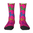 thumbnail image 3 of Balloon Dogs Print Socks Winter Polka Dots Stockings Elegant Women Men Medium Soft Socks D, 3 of 7