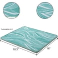 thumbnail image 2 of SHIQI-Multifunction Soft Neoprene Swimming Pool Mat - Poolside Seating Mat & Beach Mat, 18 x 15.5 inches (Wave Pattern), 2 of 4