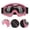 Pink, variant on YAHHU Kids Dirt Bike Goggles Impact Resistance UV Protection Motorcycle Goggles for Outdoor Cycling Ski ATV Off Road Racing Red (7.09 inches / 18.0 cm)