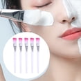 thumbnail image 3 of Facial Brush Simple Comfortable Applicator Tool Practical Girl Tools Makeup Accessories with Plastic Handle for Home Salon Using White+Pink, 3 of 8