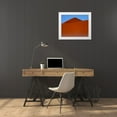 thumbnail image 3 of Blue, Cyril 14x12 White Modern Wood Framed Museum Art Print Titled - Sand Dune, Sahara, 3 of 4