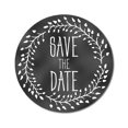 thumbnail image 1 of Darling Souvenir 45 Pcs Round Vines Border Save The Date Stickers DIY Envelope Seals-1.6 Inches, 1 of 4