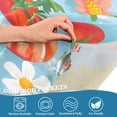 thumbnail image 5 of Yayeee Kitchen Curtains Tier Set of 2 Light Filtering 57"x24" Over Sink Window Panels, Various Tomatoes, 5 of 7