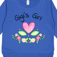 thumbnail image 3 of Inktastic Gigi's Girl Heart Flowers Toddler Sweatshirt, 3 of 4