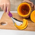 thumbnail image 6 of Stainless Steel Manual Pumpkin Carving Tool with Non Handle for Kitchen Vegetable Slicing and Decorating, 6 of 8