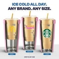 thumbnail image 2 of Frostbuddy | To Go Buddy - 30 oz Stainless Steel Vacuum Insulated Tumbler Cup - thermal cups for hot and cold drinks - stainless steel Tumbler Dunkin Cup (Black), 2 of 8